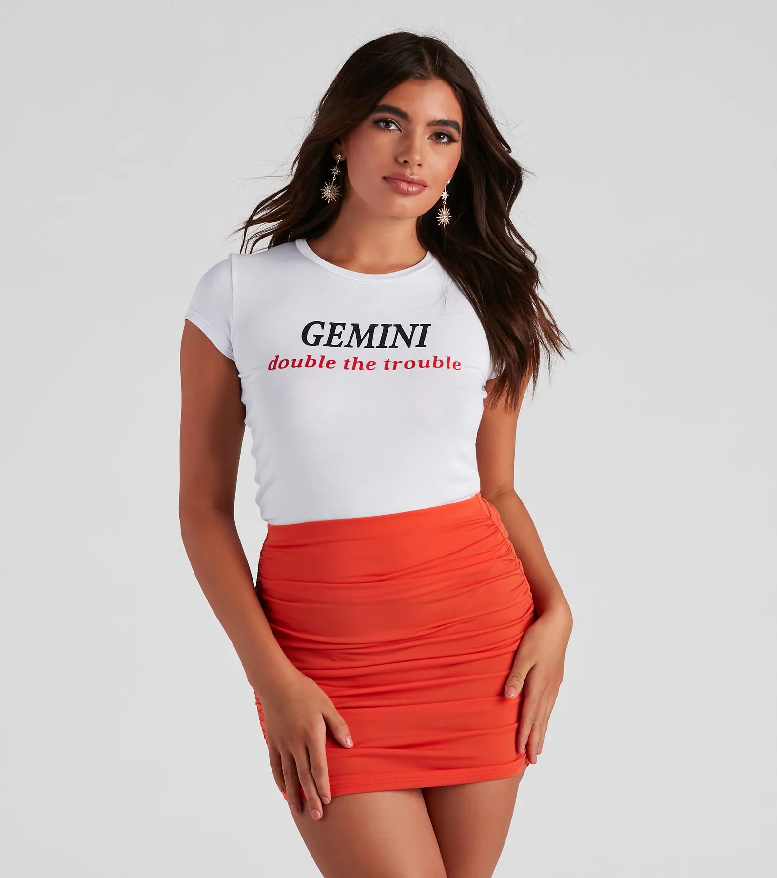 Oversized Jackets Gemini Graphic Jersey Tee
