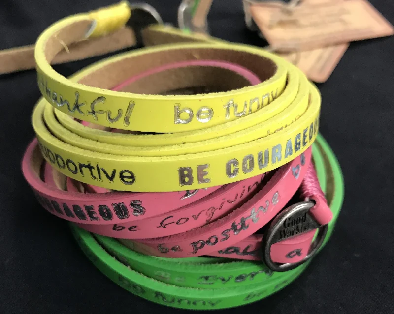Smart Tops Good Works Inspirational Wrap Bracelet