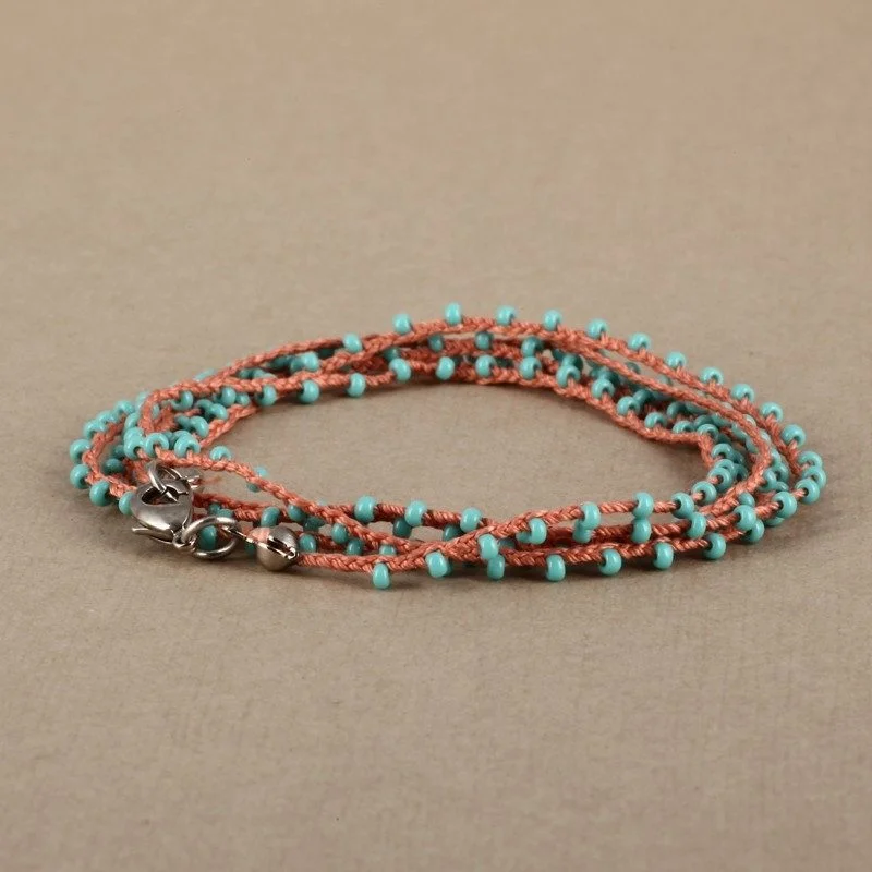 Outdoor Essentials Wear Hand Made Necklace/ Bracelet With Contrast Beads