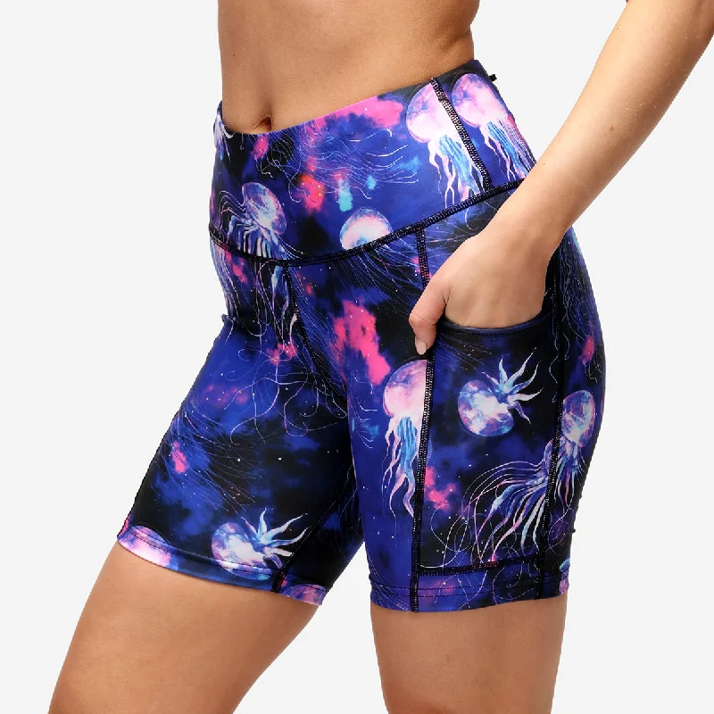 Winter Accessories Jellyfish Galaxy  Running Shorts