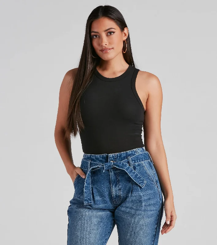 Funky Socks Know The Basics Crew Neck Bodysuit
