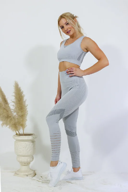 Legging and Top Set - Gray