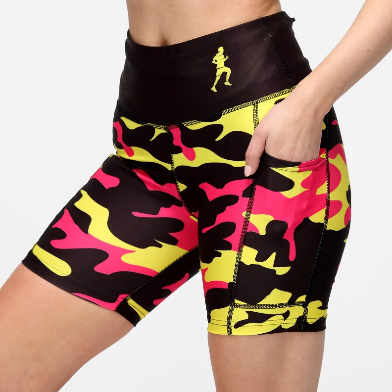 Smart Outfits LLHM Landmarks Camo Running Shorts With Pockets