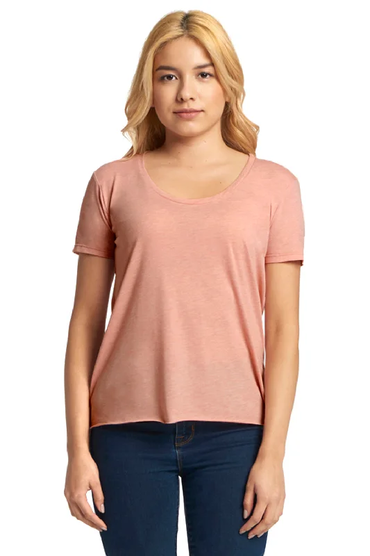 Next Level Womens Festival Short Sleeve Crewneck T-Shirt - Desert Pink