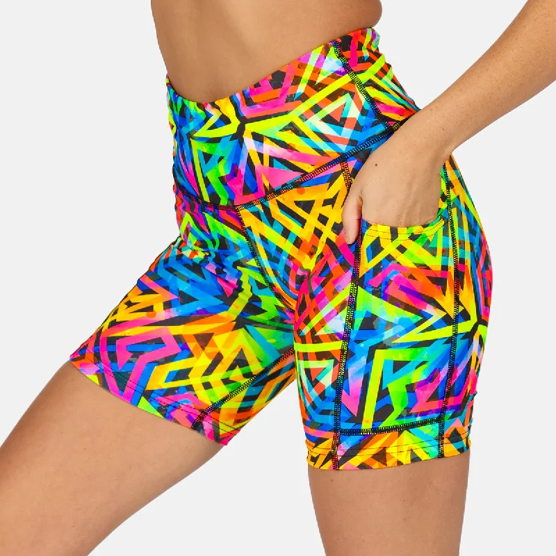 Button-up Shirts Prism Running Shorts