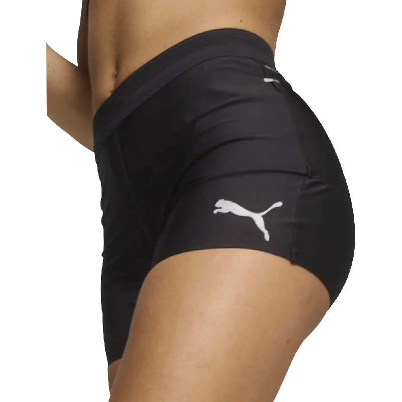 Versatile Style Puma Ultraform 3 Inch Womens Short Running Tights - Black
