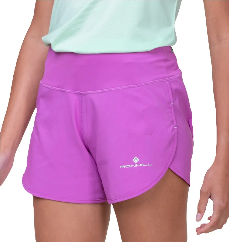 Sporty Essentials Ronhill Tech 4.5 Inch Womens Running Shorts - Pink