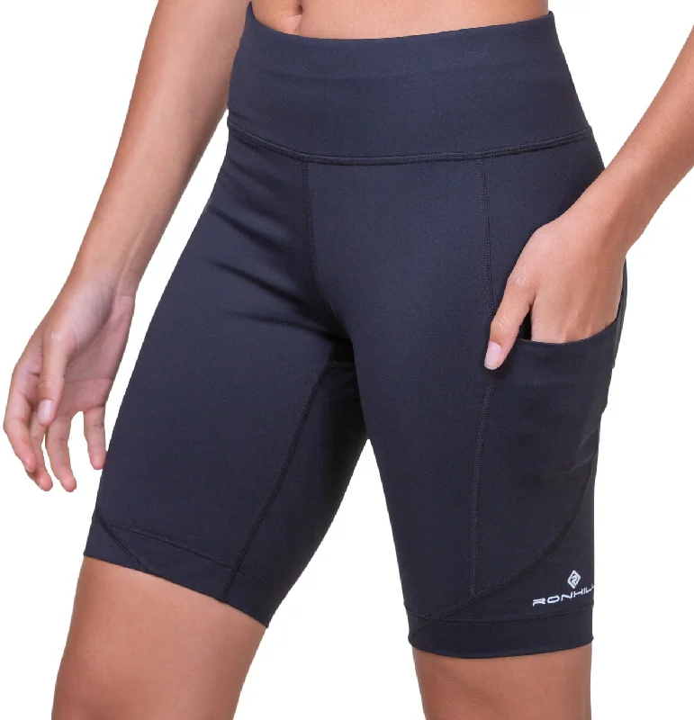 Simple Comfort Ronhill Tech Stretch Womens Short Running Tights - Black