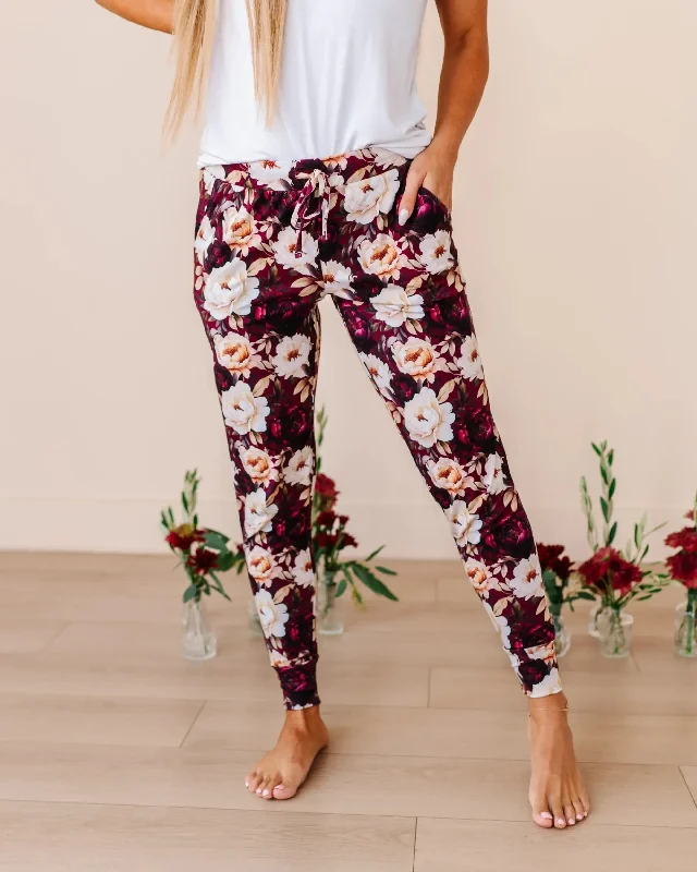 Comfy Sweatpants Ruffle Your Petals Women's Pants