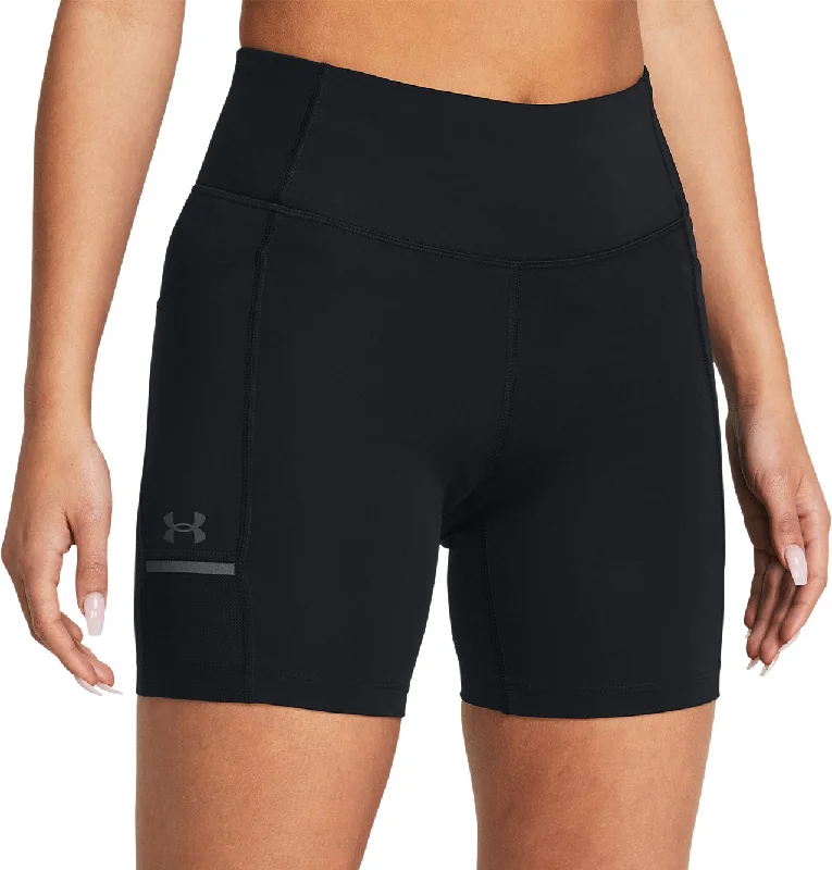 Soft Sweaters Under Armour Launch 6 Inch Womens Short Running Tights - Black