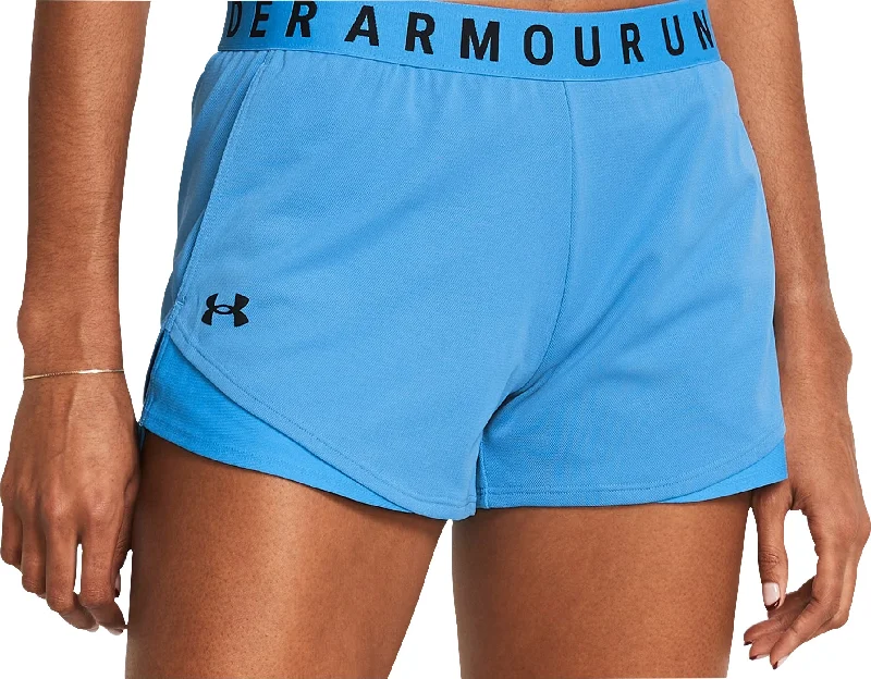 Cool Casuals Under Armour Play Up 3.0 Twist Womens Running Shorts - Blue