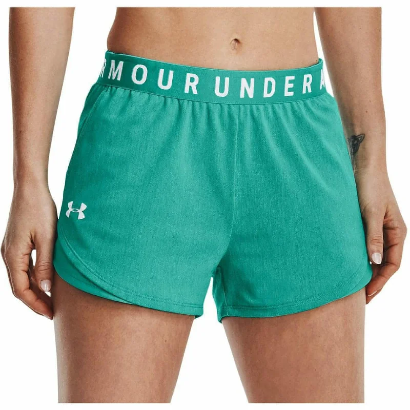 Tailored Trousers Under Armour Play Up 3.0 Twist Womens Running Shorts - Green
