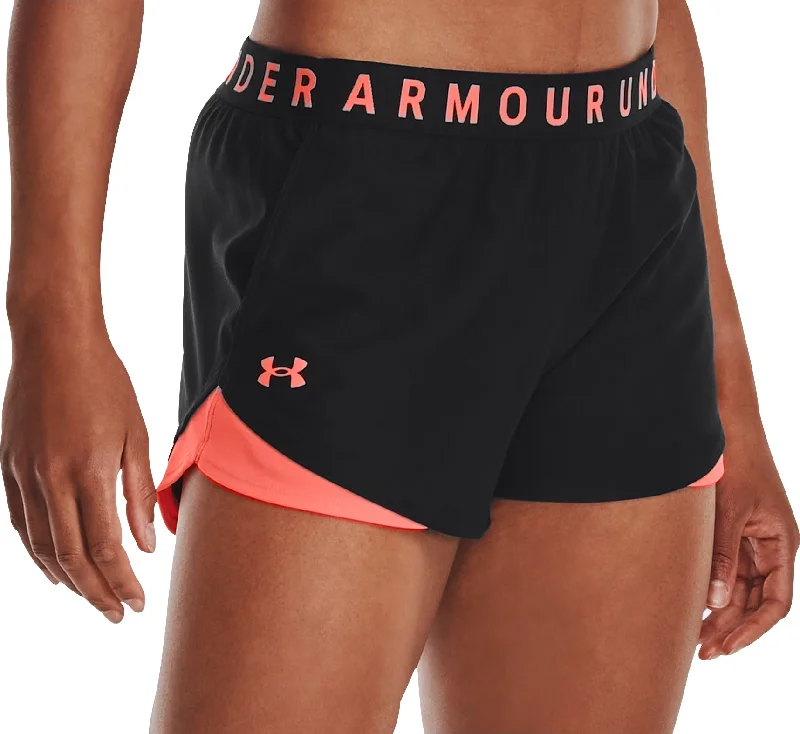 Lightweight T-shirts Under Armour Play Up 3.0 Womens Running Shorts - Black