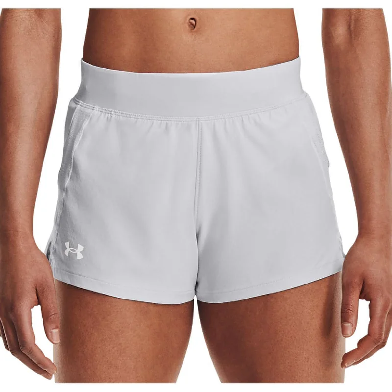 Casual Sweaters Under Armour Qualifier Speedpocket Womens Running Shorts - Grey