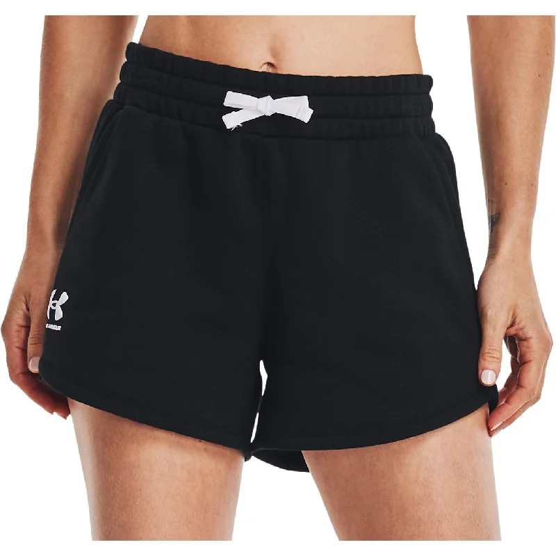 Classic Hoodies Under Armour Rival Fleece Womens Training Shorts - Black